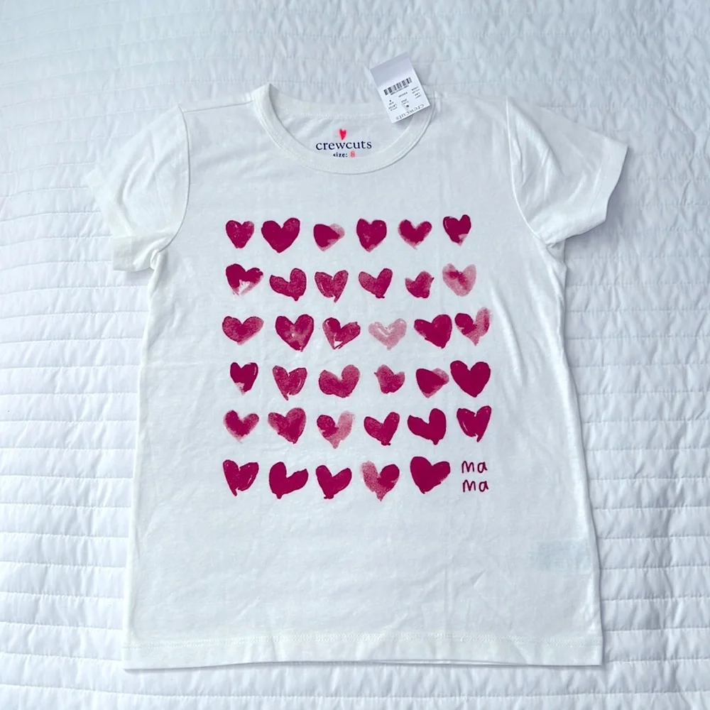Crewcuts Heart Print Tee - Picture 2 of 3